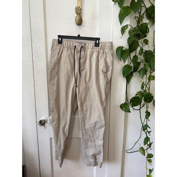 Old Navy men’s size large modern jogger beige pants - Picture 1 of 7